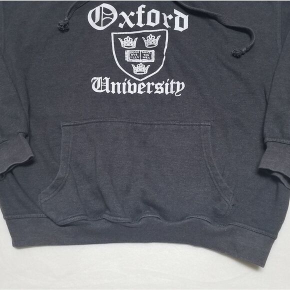 VINTAGE Oxford University Crest Spell Out Hoodie - Picture 4 of 9
